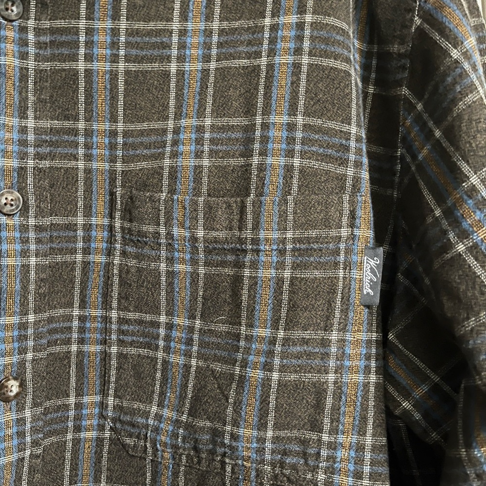 Woolrich mens 100% cotton long sleeve Large - Picture 2 of 5